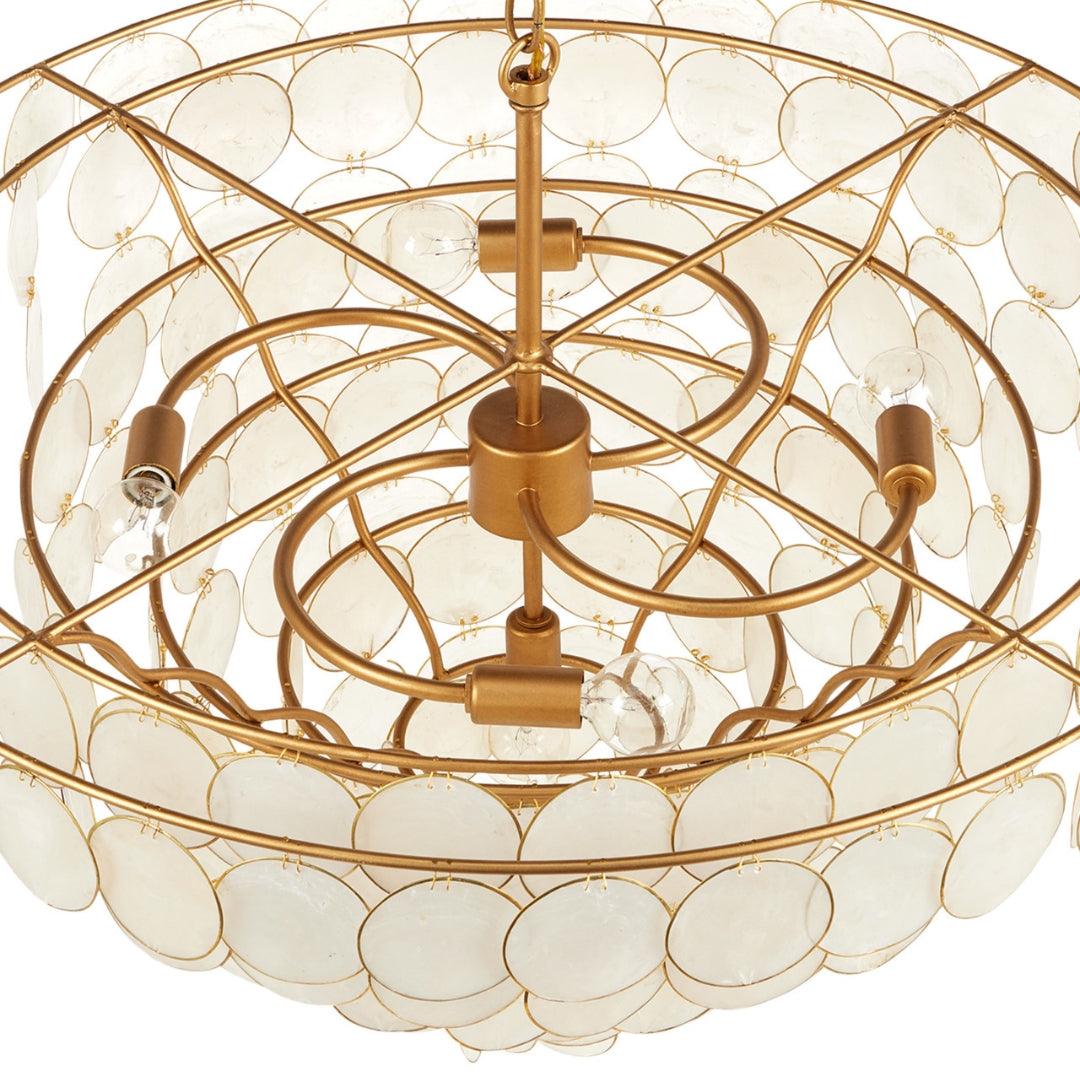 Lampadario a più livelli Capiz Shells