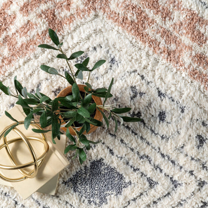 Tappeto Nuloom in acacia con nappe a diamante