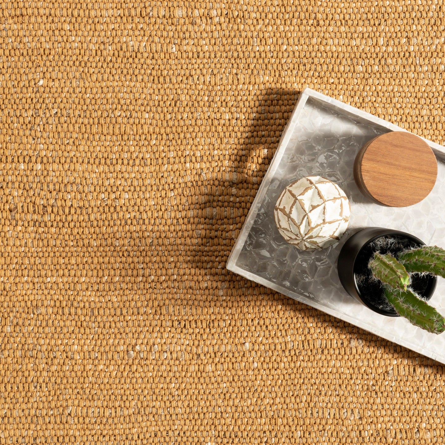 Tappeto classico in misto iuta Nuloom Jacky