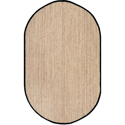 Tappeto casual Nuloom Kiana con bordo in erba marina