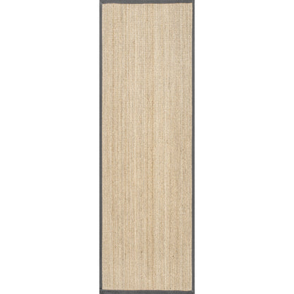 Tappeto casual Nuloom Kiana con bordo in erba marina