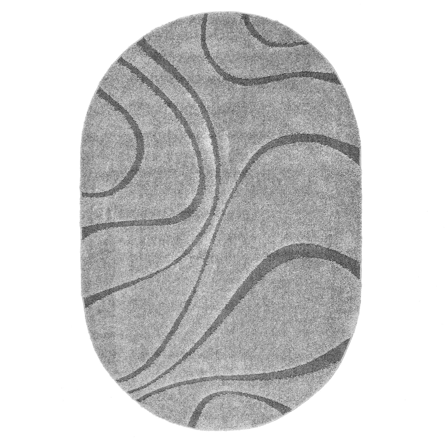 Tappeto a pelo lungo Nuloom Krista Contemporary Swirls