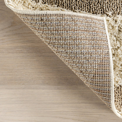 Tappeto a pelo lungo Nuloom Krista Contemporary Swirls