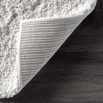 Tappeto a pelo lungo Nuloom Krista Contemporary Swirls