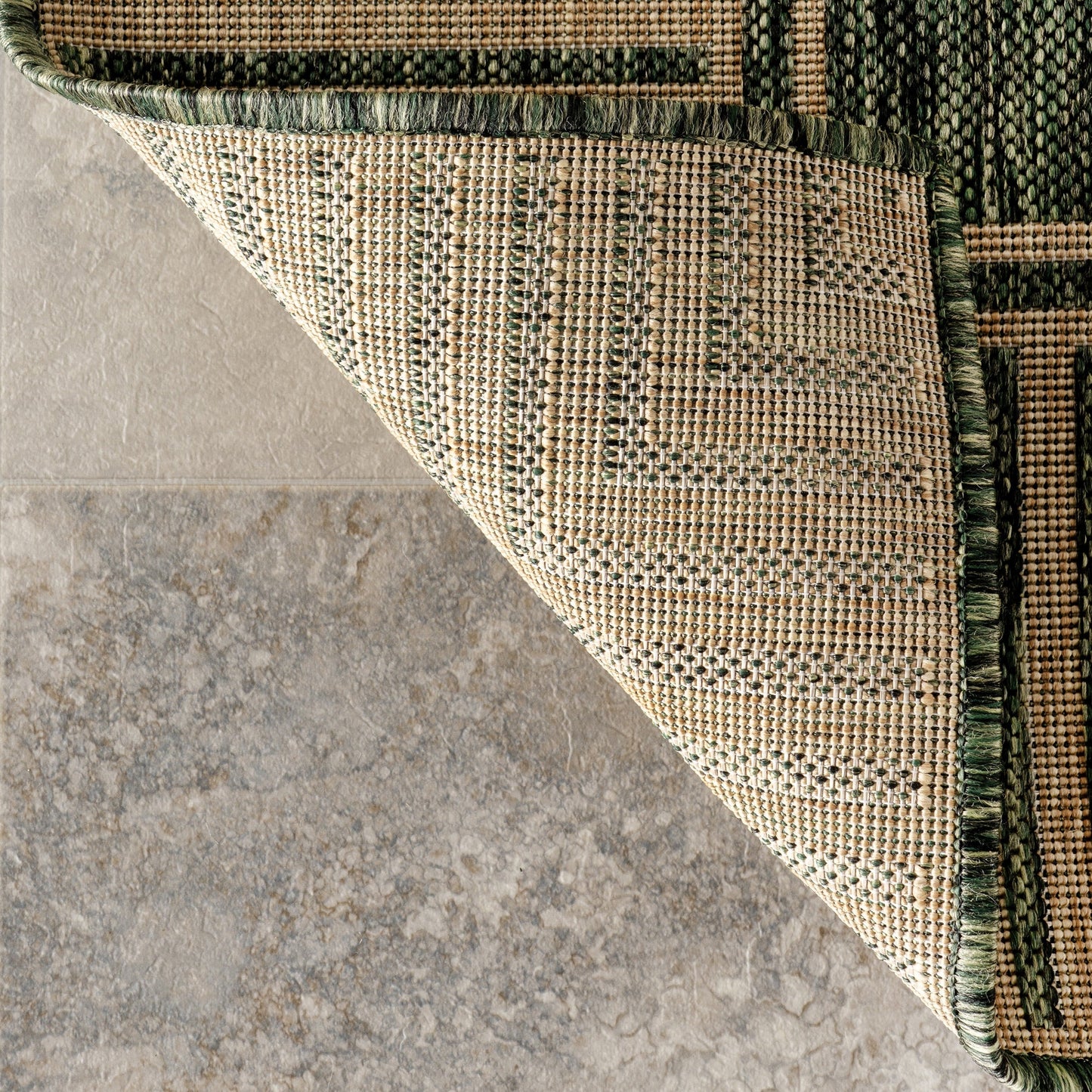 Tappeto per interni/esterni con bordo classico Nuloom Leah