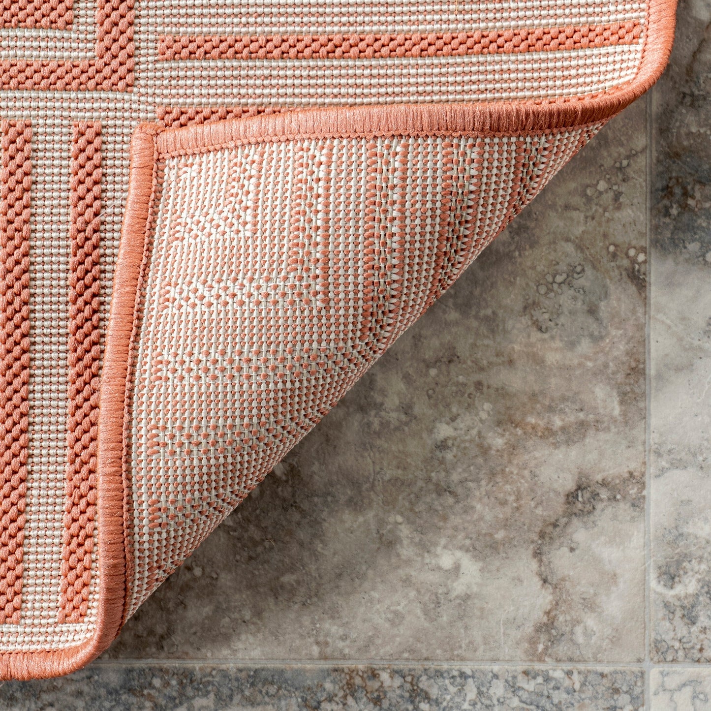 Tappeto per interni/esterni con bordo classico Nuloom Leah