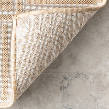 Tappeto per interni/esterni con bordo classico Nuloom Leah