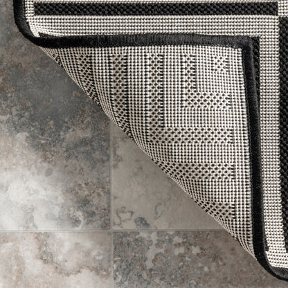 Tappeto per interni/esterni con bordo classico Nuloom Leah