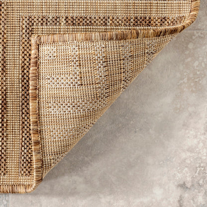 Tappeto per interni/esterni con bordo classico Nuloom Leah