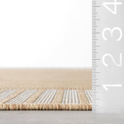 Tappeto per interni/esterni con bordo classico Nuloom Leah