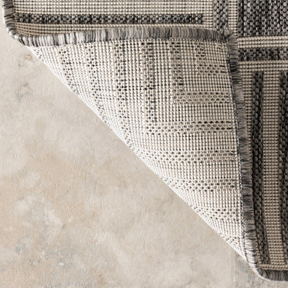 Tappeto per interni/esterni con bordo classico Nuloom Leah