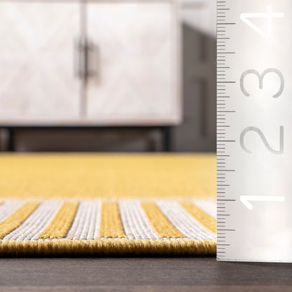 Tappeto per interni/esterni con bordo classico Nuloom Leah