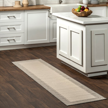 Tappeto per interni/esterni con bordo classico Nuloom Leah