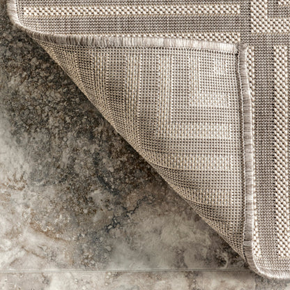 Tappeto per interni/esterni con bordo classico Nuloom Leah