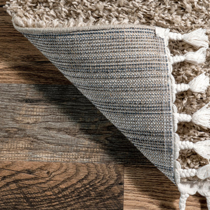 Tappeto moderno Nuloom Neva con nappe Shag