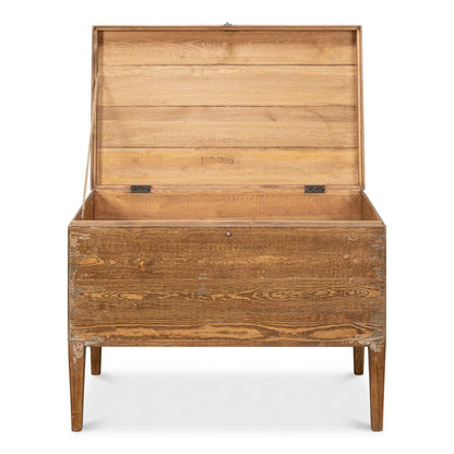 Tavolo consolle rustico in stile Lodge Trunk