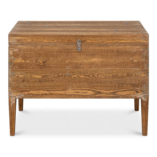 Tavolo consolle rustico in stile Lodge Trunk