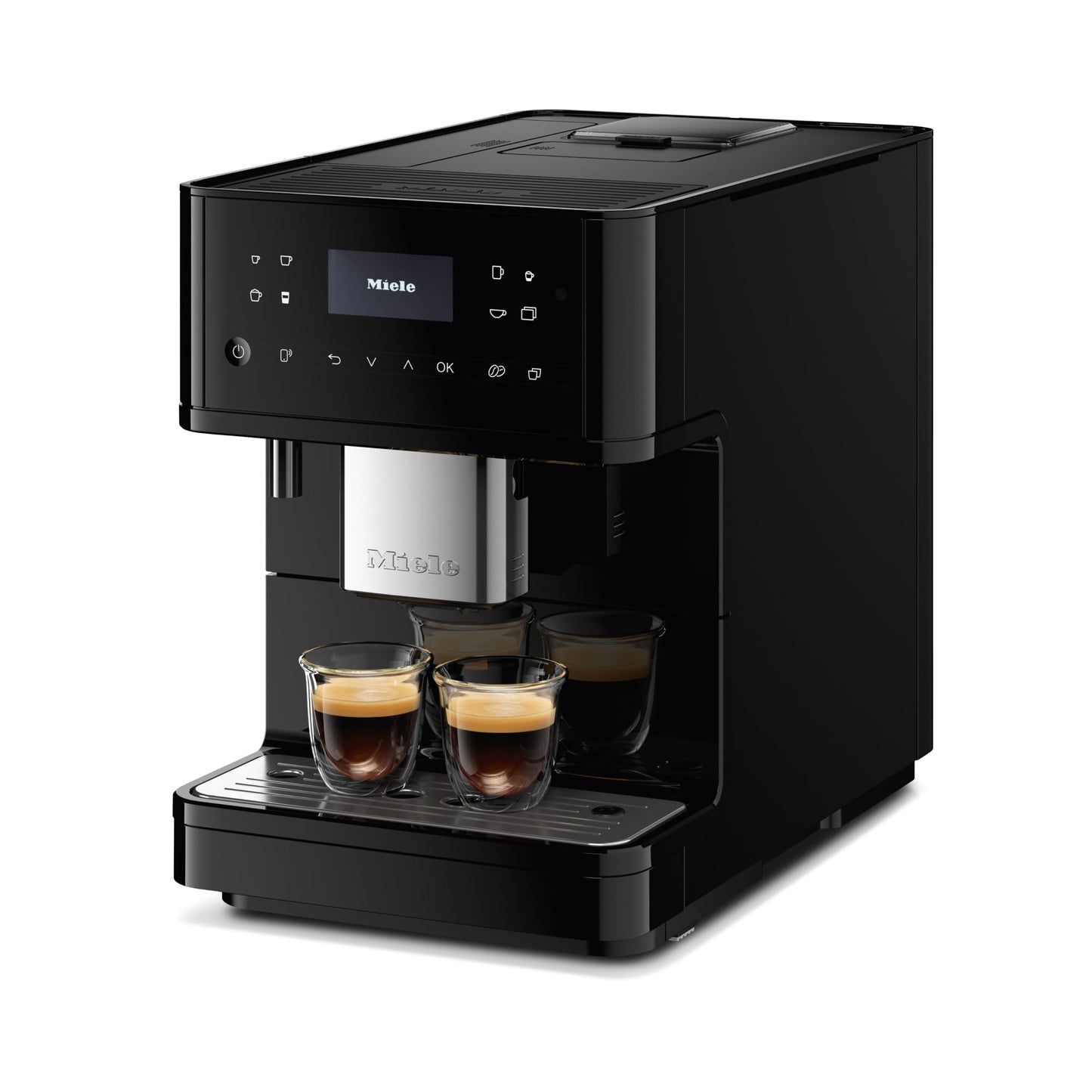 Miele CM 6160 MilkPerfection Sistema da banco per caffè - Nero ossidiana