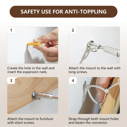 Comodino in legno massello con cassetti e motivo marrone vintage COSIEST