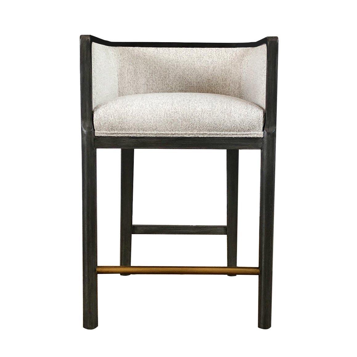 Sgabello da bar grigio tempestoso