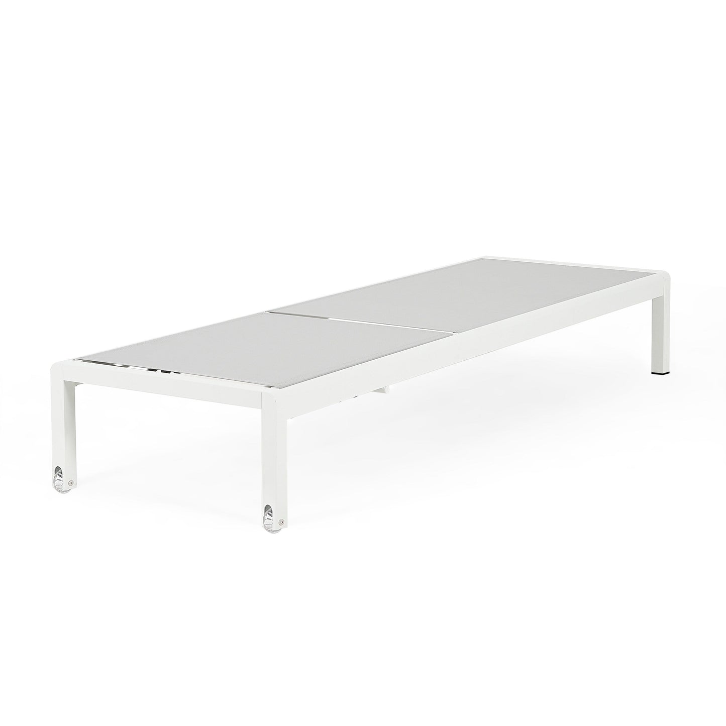 Chaise longue da esterno in alluminio Cape Coral (set da 2) di Christopher Knight Home - 77,56 P x 25,20 L x 11,80 A