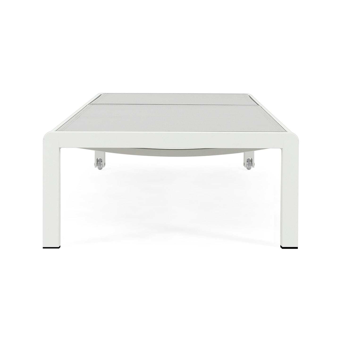 Chaise longue da esterno in alluminio Cape Coral (set da 2) di Christopher Knight Home - 77,56 P x 25,20 L x 11,80 A