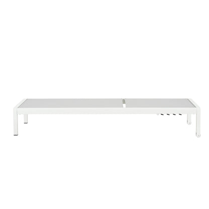 Chaise longue da esterno in alluminio Cape Coral (set da 2) di Christopher Knight Home - 77,56 P x 25,20 L x 11,80 A