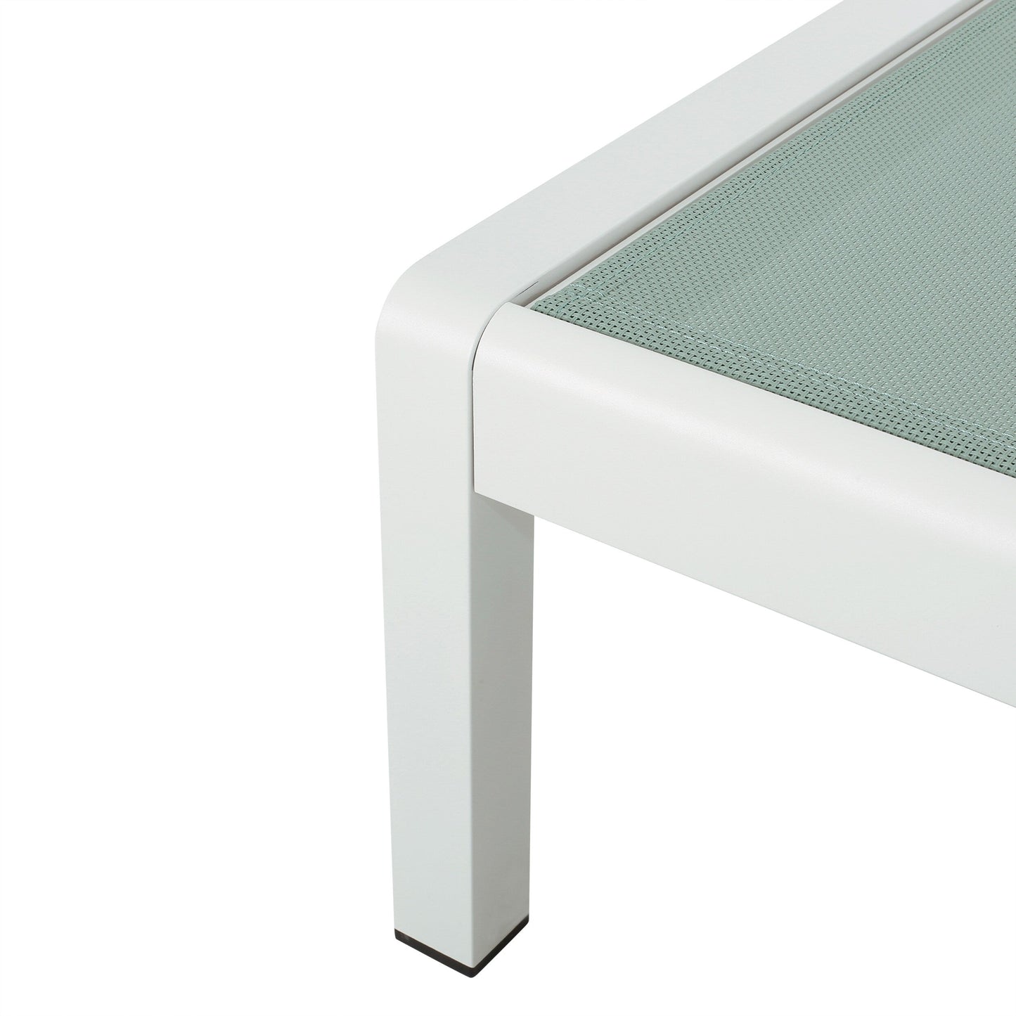 Chaise longue da esterno in alluminio Cape Coral (set da 2) di Christopher Knight Home - 77,56 P x 25,20 L x 11,80 A