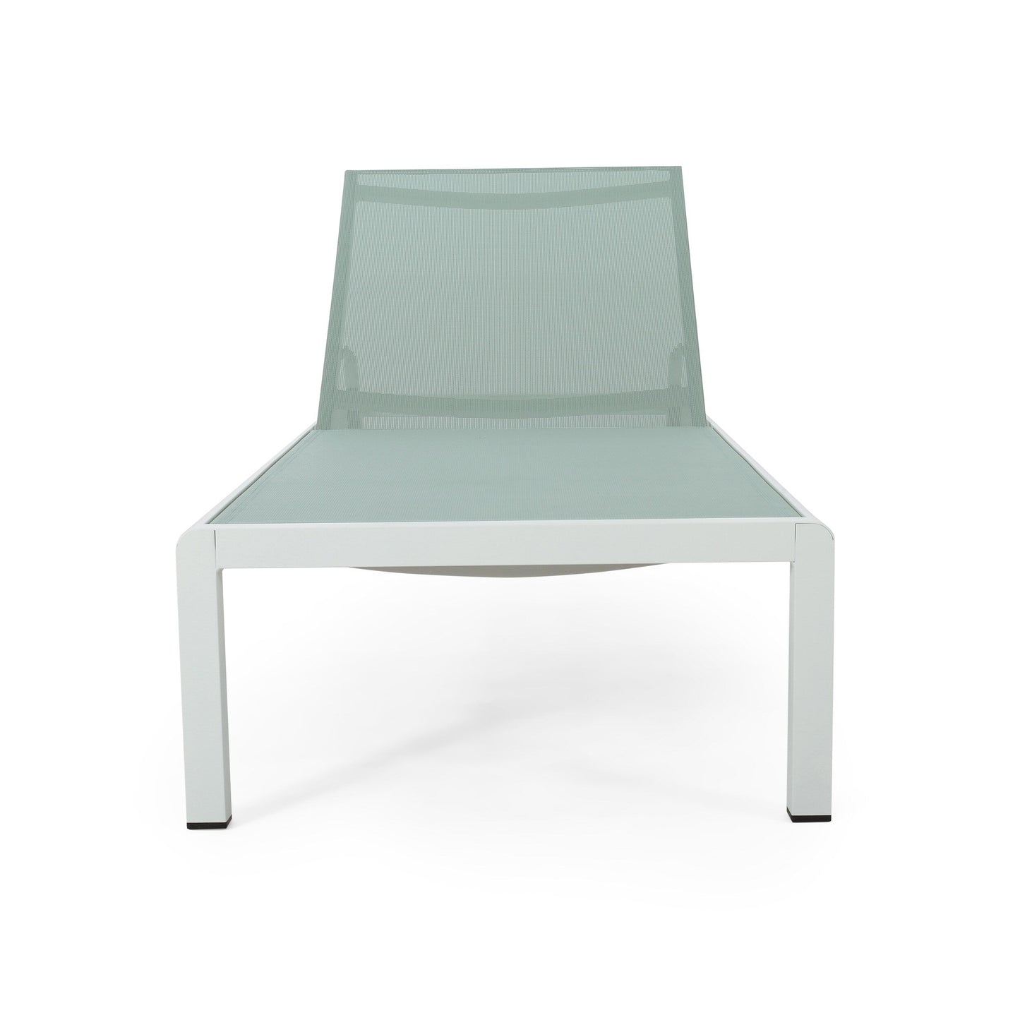 Chaise longue da esterno in alluminio Cape Coral (set da 2) di Christopher Knight Home - 77,56 P x 25,20 L x 11,80 A