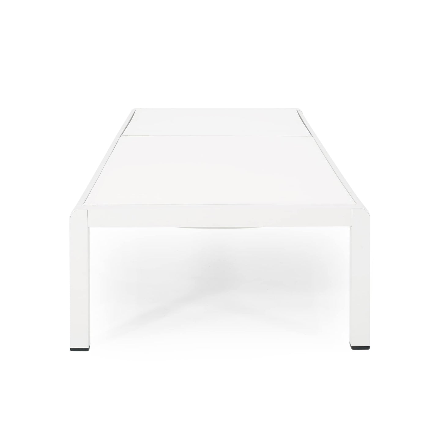 Chaise longue da esterno in alluminio Cape Coral (set da 2) di Christopher Knight Home - 77,56 P x 25,20 L x 11,80 A