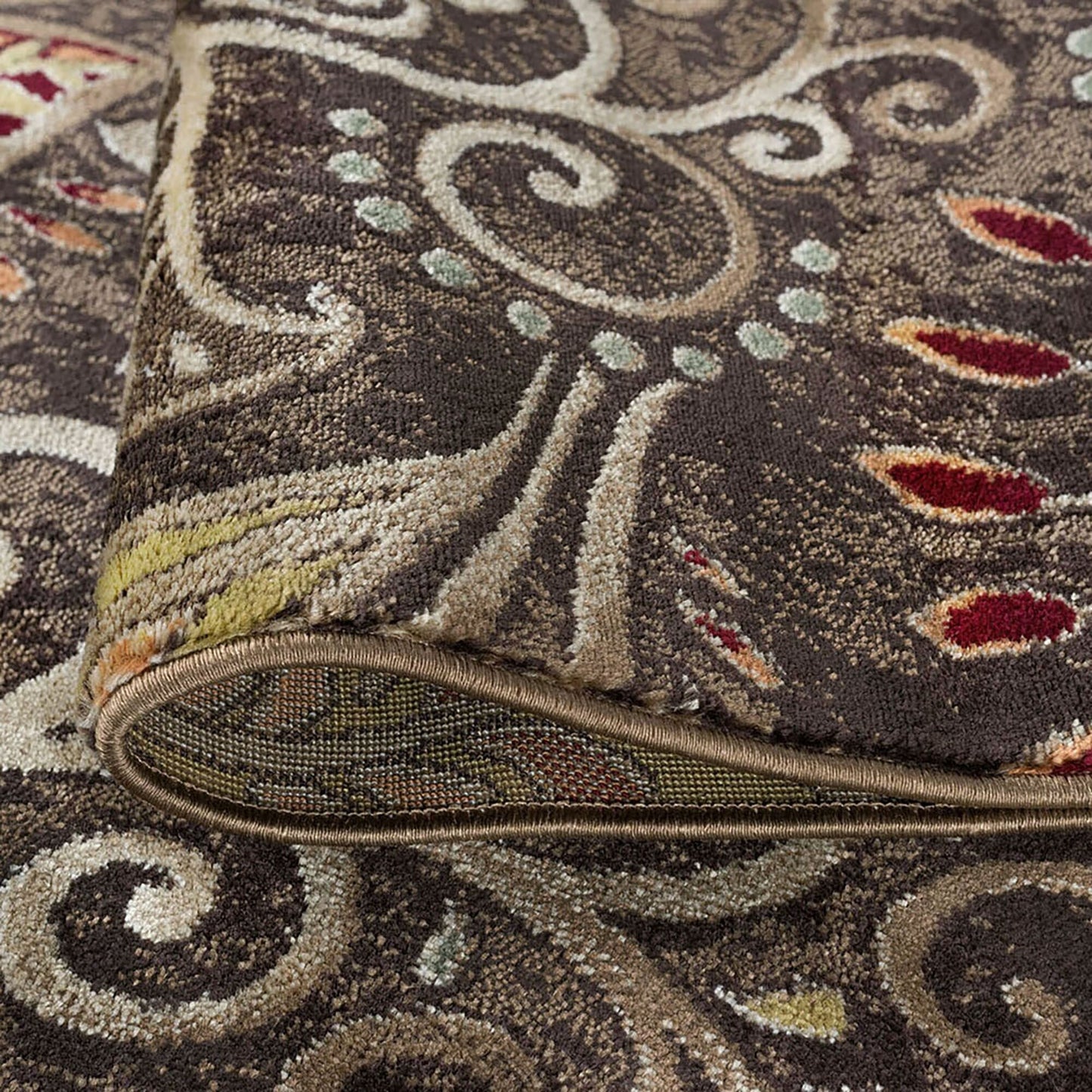 Tappeto da interno floreale Caprice Mid-Century Modern