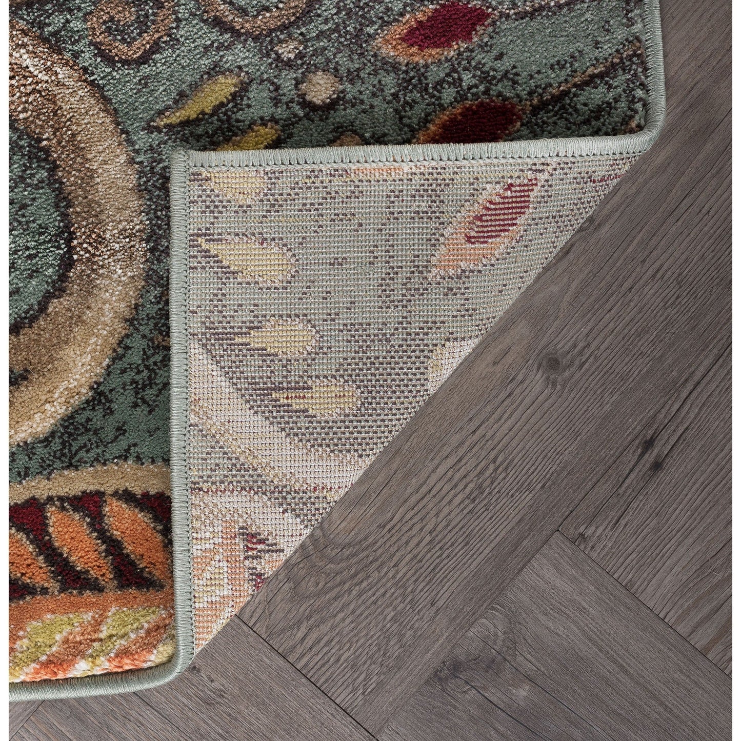 Tappeto da interno floreale Caprice Mid-Century Modern