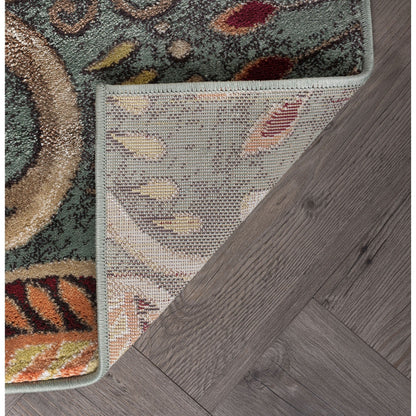 Tappeto da interno floreale Caprice Mid-Century Modern