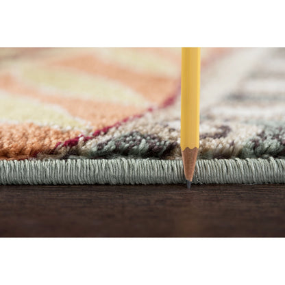 Tappeto da interno floreale Caprice Mid-Century Modern