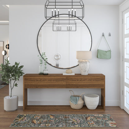 Tappeto da interno floreale Caprice Mid-Century Modern