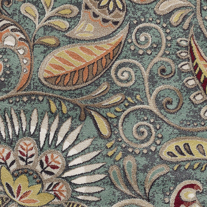 Tappeto da interno floreale Caprice Mid-Century Modern