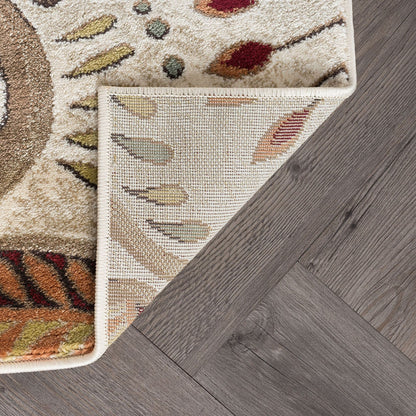 Tappeto da interno floreale Caprice Mid-Century Modern