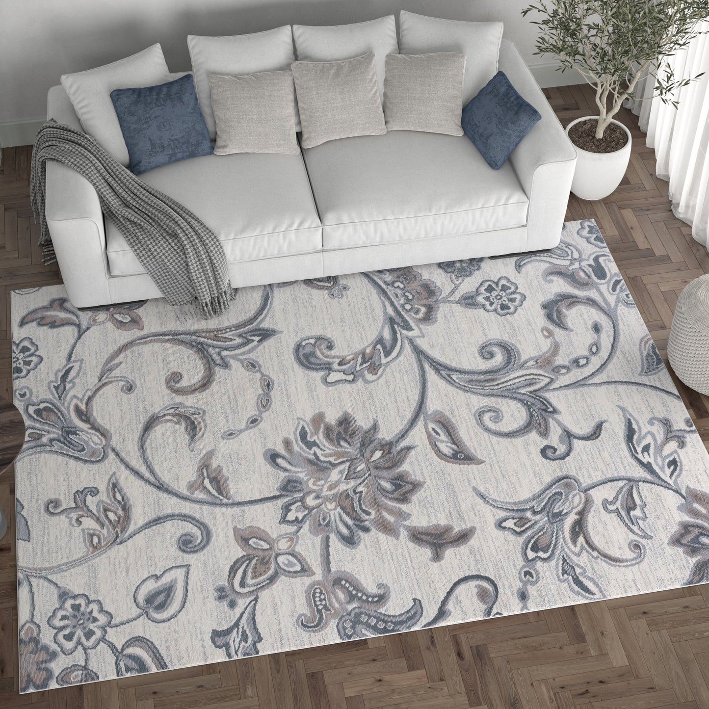 Tappeto per interni Carrington Transitional Floral &amp; Botanical