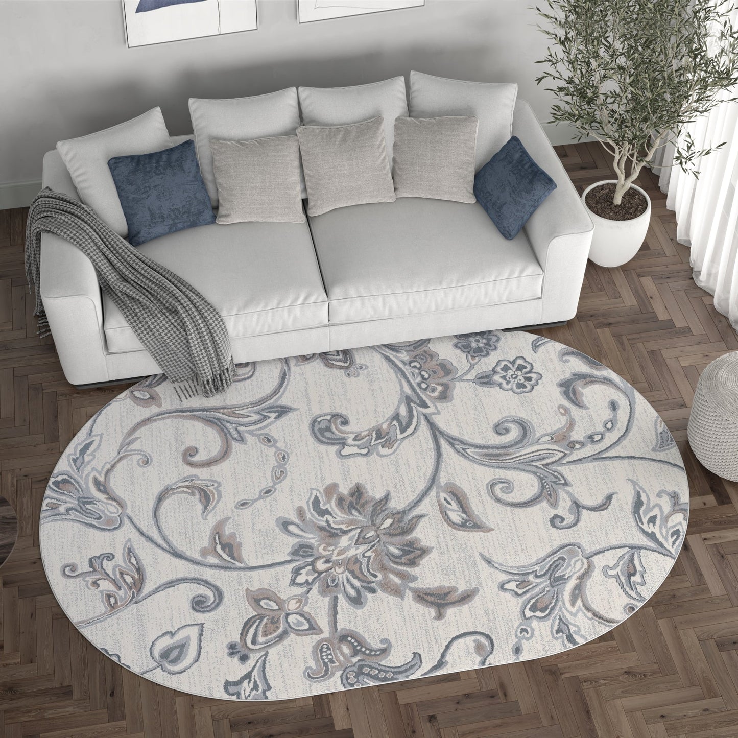 Tappeto per interni Carrington Transitional Floral &amp; Botanical
