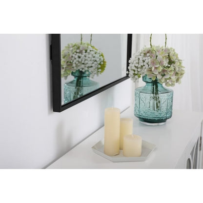 Specchio rettangolare con cornice in metallo Carson Carrington Salsnas