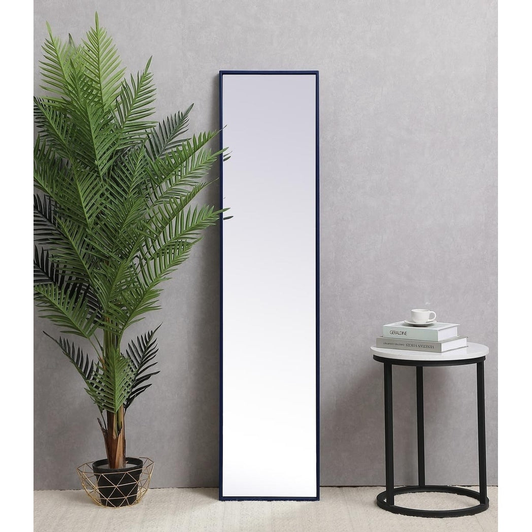 Specchio rettangolare con cornice in metallo Carson Carrington Salsnas