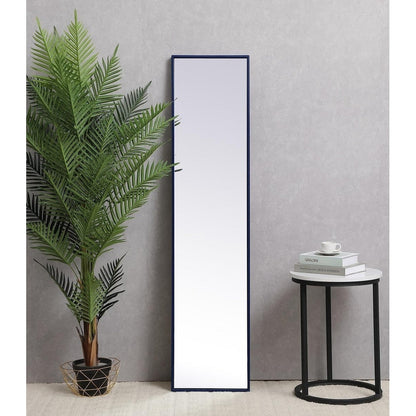 Specchio rettangolare con cornice in metallo Carson Carrington Salsnas