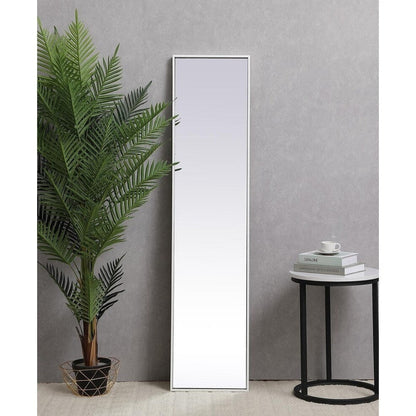 Specchio rettangolare con cornice in metallo Carson Carrington Salsnas