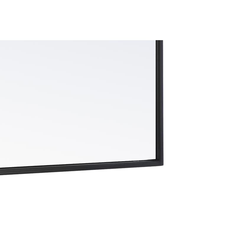 Specchio rettangolare con cornice in metallo Carson Carrington Salsnas