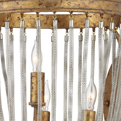 Applique da parete circolare ad anello incrociato