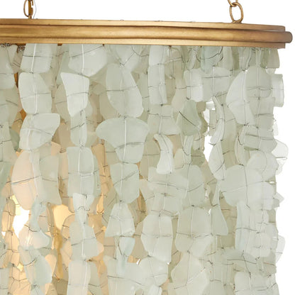 Lampadario in vetro marino Coastal Elegance