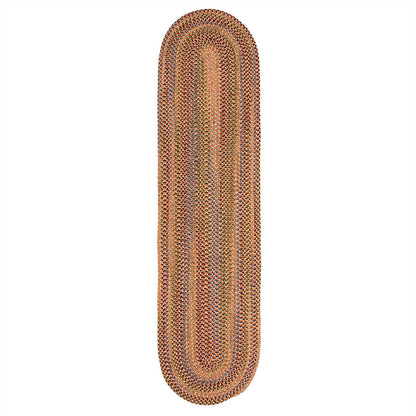 Tappeto da corridoio intrecciato rustico multicolore Worley di Colonial Mills