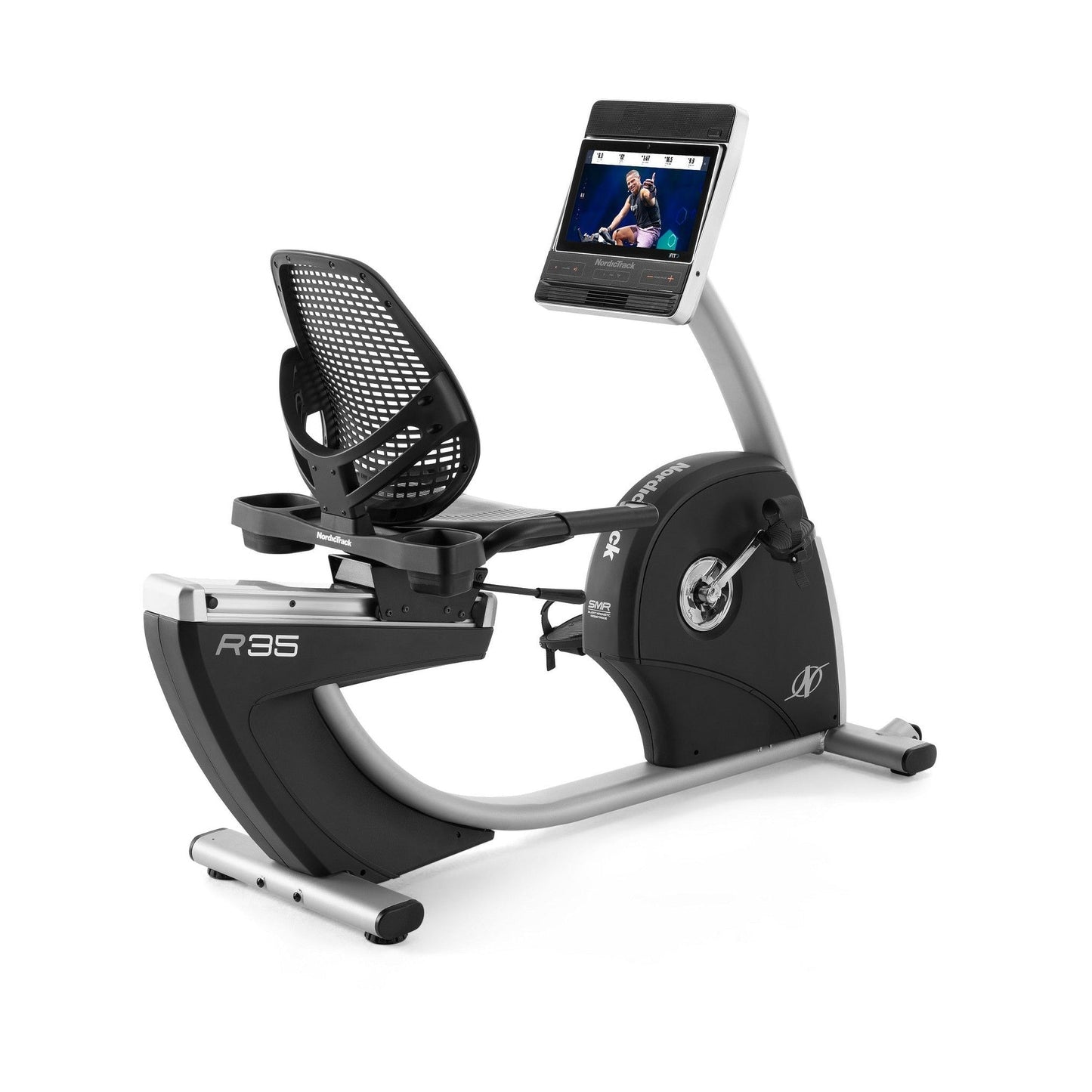 NordicTrack Commercial Series R35; cyclette reclinata con touchscreen da 14 pollici abilitata per iFIT