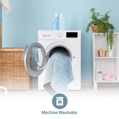 Tappeto moderno lavabile in lavatrice con strisce effetto anticato