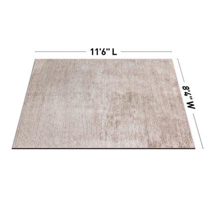 Tappeto moderno lavabile in lavatrice con strisce effetto anticato